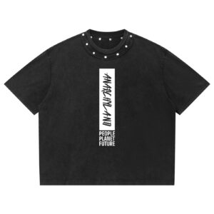 We Hold These Truths Boxy Studded Collar Washed Tee