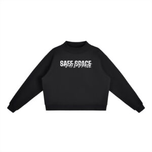 Safe Space Essential Fleece Mock-Neck Sweatshirt