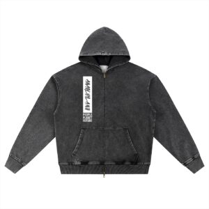 People. Planet. Future. Snow Wash Zip-Up Hoodie