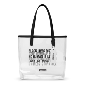We Hold These Truths Clear Tote Bag