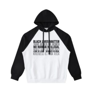 We Hold These Truths Color Block Raglan Hoodie