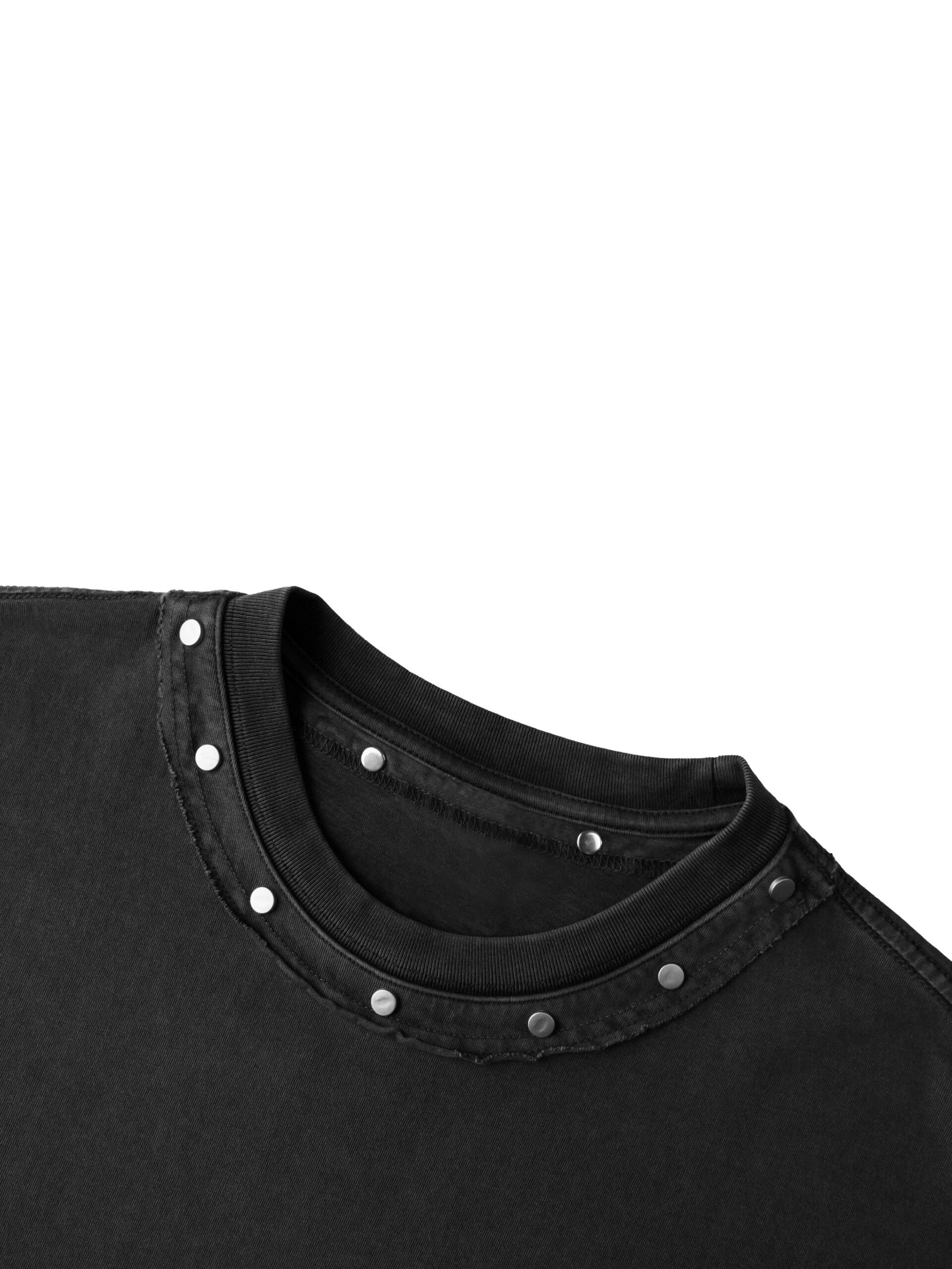 We Hold These Truths Boxy Studded Collar Washed Tee - Image 3